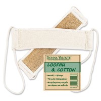 Τρίφτης Πλάτης / 100% Natural Loofah & Cotton 1τμχ