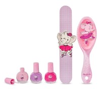 Magic Ballet Cosmetic Set – 3 Χ Βερνίκια 4ml, 1 Λίμα & Βούρτσα Μαλλιών