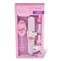 Magic Ballet Cosmetic Set – 3 Χ Βερνίκια 4ml, 1 Λίμα & Βούρτσα Μαλλιών