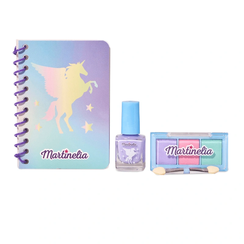 Galaxy Dreams Beauty Set & Notebook – Σετ για Κορίτσια με Βερνίκι Νυχιών 1 x 4ml, Σκιές Ματιών Με Πινέλο & Σημειοματάριο