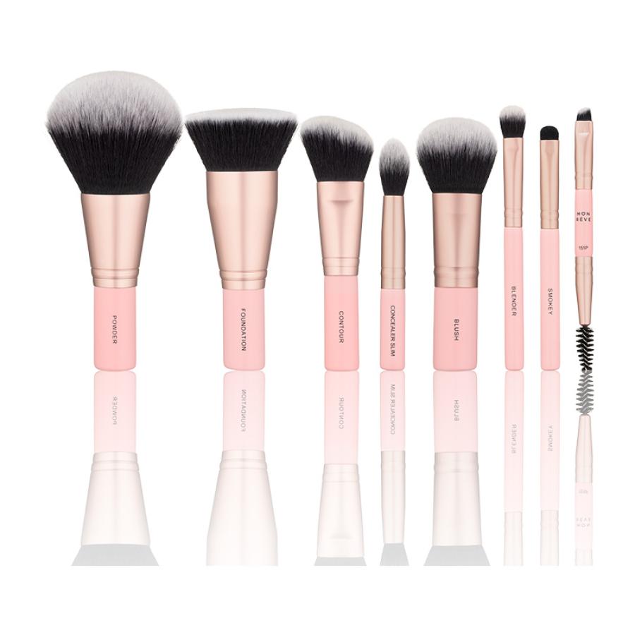 LES PETITS 8 PCS BRUSH SET FACE & EYES 