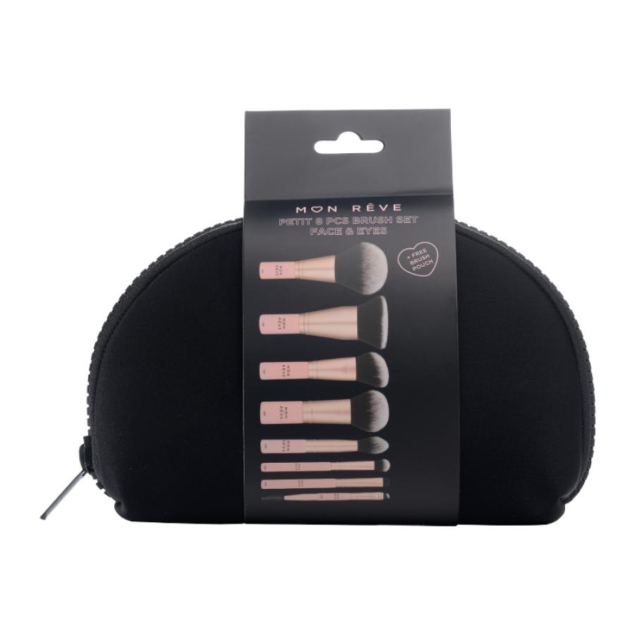 LES PETITS 8 PCS BRUSH SET FACE & EYES 