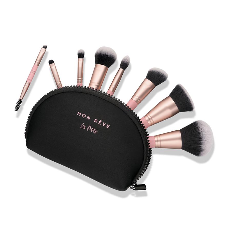 LES PETITS 8 PCS BRUSH SET FACE & EYES 