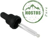 Εξωτερικό Σταγονόμετρο Ασφαλείας 100ml Τύπου Πιπέτα Καουτσούκ. Σε Μαύρο PP18