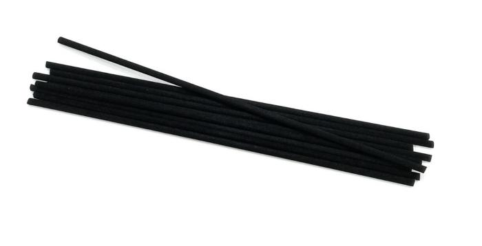 Fibre diffuser stick, Μαύρο 4 mm x 25cm