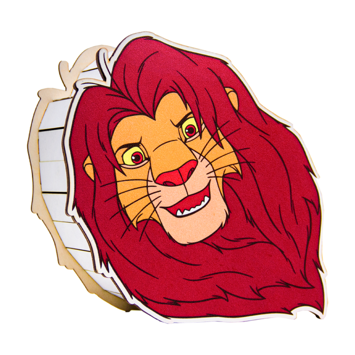 Ξύλινο κουτί αποθήκευσης ''Lion King'' (HC1007) 