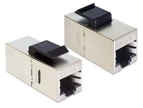 DELOCK Keystone module RJ45 86210, Cat 6 STP, ασημί