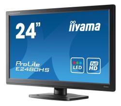 IIYAMA used οθόνη E2480HS LED, 24" 1920x1080, VGA/DVI/DisplayPort, Grade B