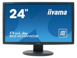 IIYAMA used οθόνη B2409HDS LED, 24" 1920x1080, VGA/HDMI/DVI, Grade B