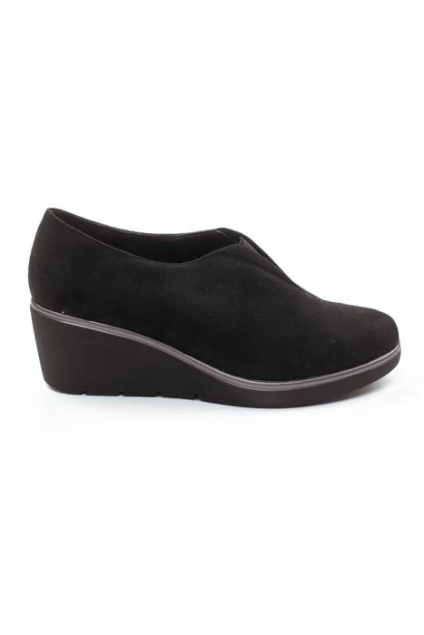 Μαύρο Oxfords καστόρ με λάστιχο CT483