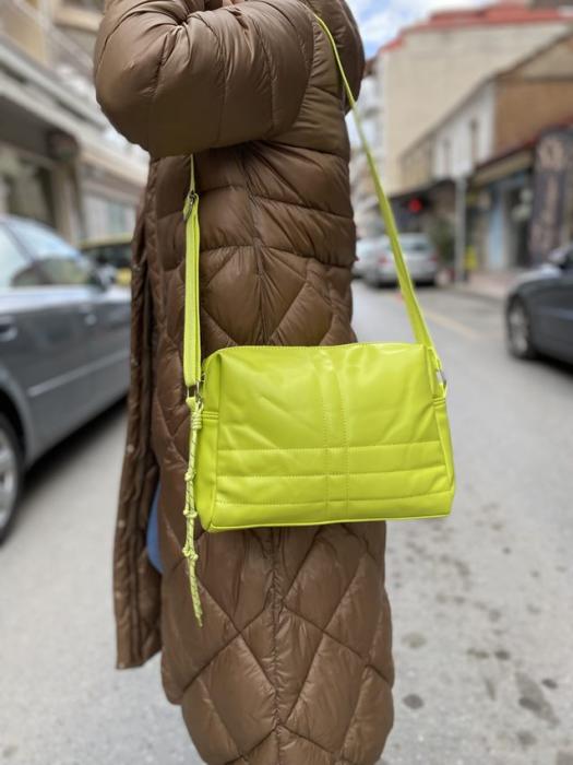 Τσάντα χιαστί πράσινη 9980370