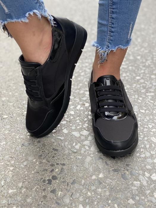 Ανατομικό sneaker μαύρο 27010