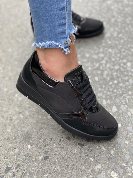 Ανατομικό sneaker μαύρο 27010