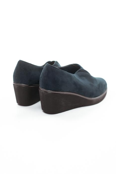Μπλέ Oxfords καστόρ με λάστιχο CT483