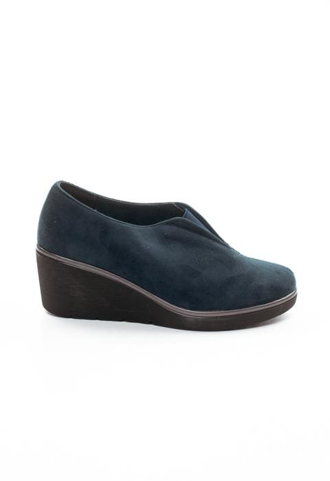 Μαύρο Oxfords καστόρ με λάστιχο CT483