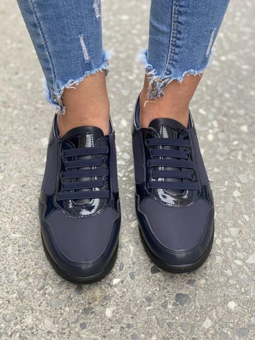 Ανατομικό sneaker μπλέ 27010