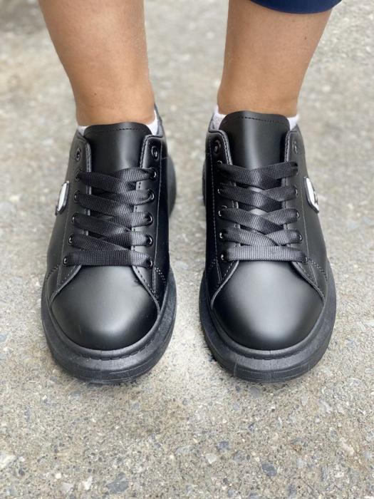 Sneaker δίσολο μαύρο GB618