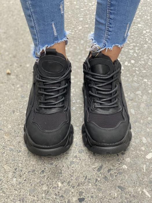 Sneaker με δίχτυ μαύρο H9005