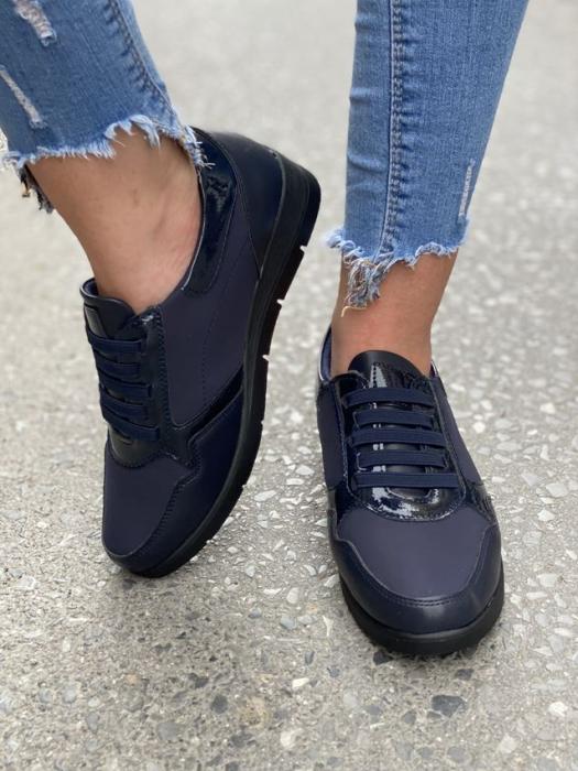 Ανατομικό sneaker μπλέ 27010