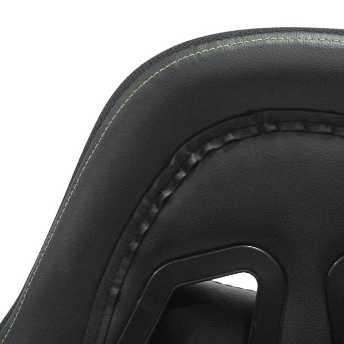 ΠΟΛΥΘΡΟΝΑ GAMING LOOT HM1204 ΜΑΥΡΟ-ΠΡΑΣΙΝΟ PVC & NYLON 60x60x120Υεκ.