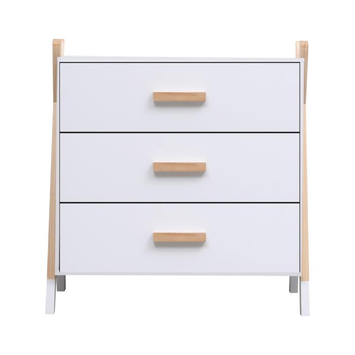 ΣΥΡΤΑΡΙΕΡΑ ΠΑΙΔΙΚH PASCHAL HM2493.03 ΜΕΛΑΜΙΝΗ-ΞΥΛΟ ΠΕΥΚΟΥ 76x40x80.5Υεκ