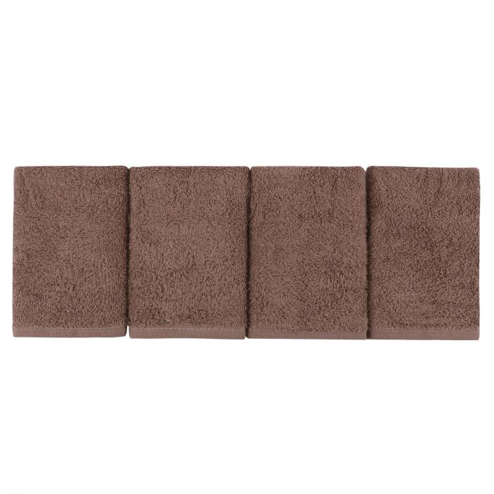 ΠΕΤΣΕΤΕΣ ΛΑΒΕΤΑ 4ΤΜΧ BEVERLY HILLS POLO CLUB HM12124.04 ΚΑΦΕ ΛΕΥΚΟ 30x30 εκ. 355BHP0233