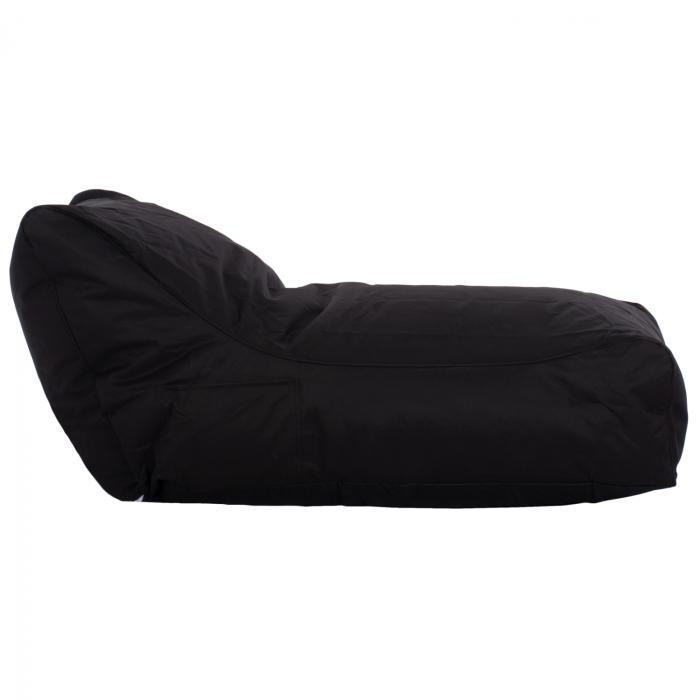 ΠΟΥΦ BLOOM ΑΔΙΑΒΡΟΧΟ HM5111.14 ΜΑΥΡΟ ΜΕ UV PROTECTION  106x70x61Υ εκ.