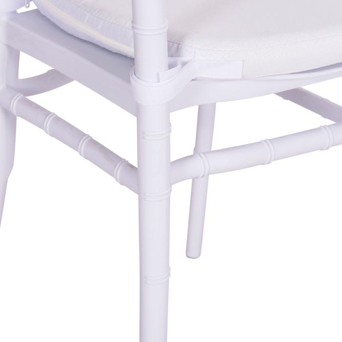 ΚΑΡΕΚΛΑ CATERING TIFFANY ΜΕ ΜΑΞΙΛΑΡΙ HM21104 ΛΕΥΚΟ ΠΟΛΥΠΡΟΠΥΛΕΝΙΟ 39x47x89Yεκ.