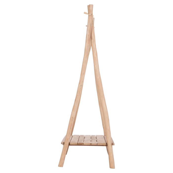 ΕΠΙΠΛΟ ΕΙΣΟΔΟΥ PERL HM9911 ΚΛΑΔΙΑ ΞΥΛΟΥ TEAK-ΦΥΣΙΚΟ 130,5x53x130Υεκ.