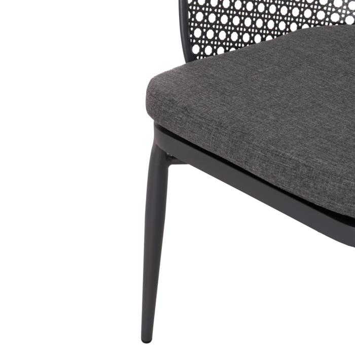 ΣΕΤ LOUNGE 3TMX ΕΞ.ΧΩΡΟΥ OREGO HM21107.01 ΑΛΟΥΜΙΝΙΟ & ΜΕΤΑΛΛΟ ΣΕ ΣΚΟΥΡΟ ΓΚΡΙ