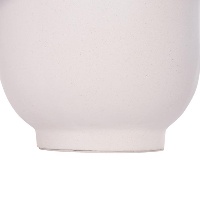ΔΙΑΚΟΣΜΗΤΙΚΟ ΒΑΖΟ ΔΑΠΕΔΟΥ LINTER HM4662.02S FIBER CEMENT ΛΕΥΚΟ--ΞΥΛΟ ΤΕΑΚ Φ34x60Υεκ.