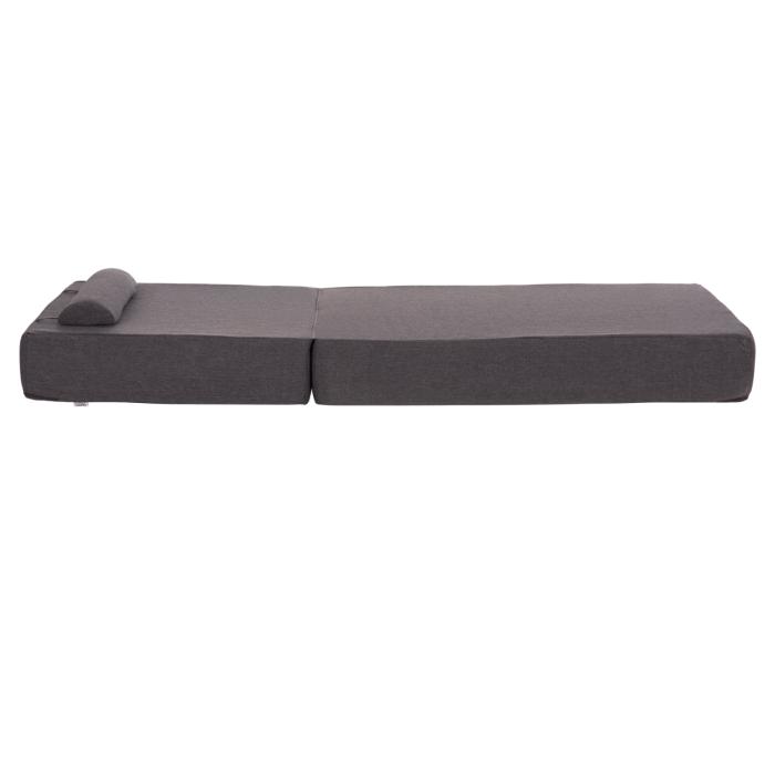 ΜΑΞΙΛΑΡΙ ΞΑΠΛΩΣΤΡΑΣ KIHEI HM21094.03 OLEFIN ΣΚΟΥΡΟ ΓΚΡΙ ΜΕ FOAM 198x70x20Υεκ