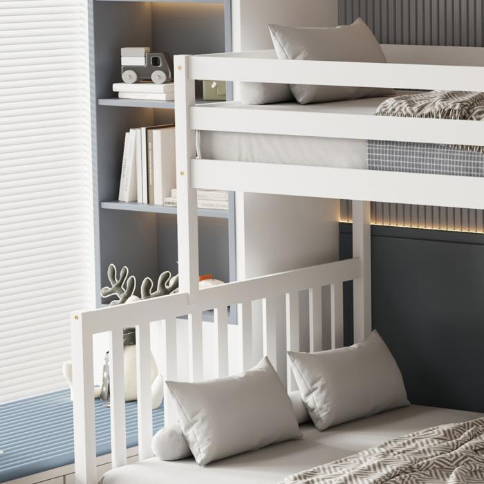 ΠΑΙΔΙΚH ΚΟΥΚΕΤΑ τ.MONTESSORI BEAMER HM711.03 ΞΥΛΟ ΠΕΥΚΟΥ ΣΕ ΛΕΥΚΟ-ΣΤΡΩΜΑΤΑ 90-140x190εκ