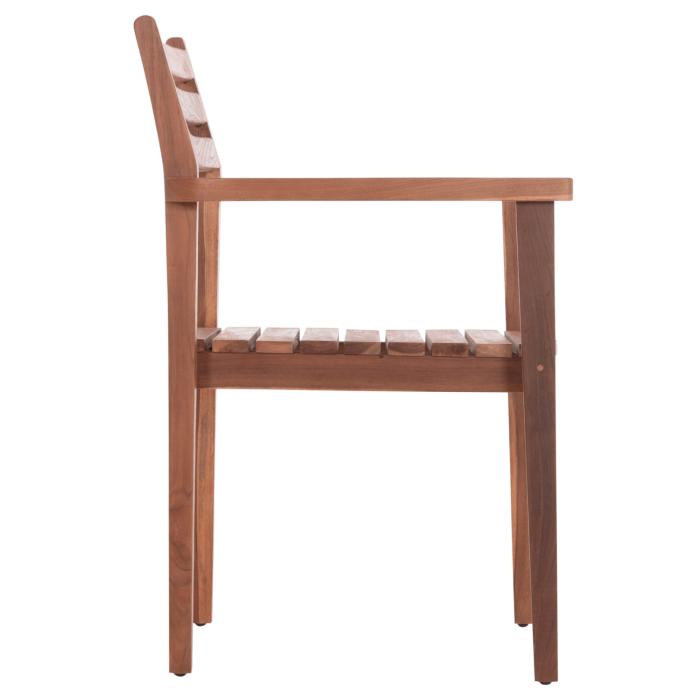 ΠΟΛΥΘΡΟΝΑ KEMPO HM6358 ΞΥΛΟ TEAK ΣΕ ΦΥΣΙΚΟ--58x58,5x88Υεκ.