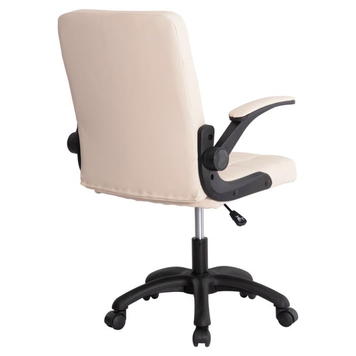 ΚΑΡΕΚΛΑ ΓΡΑΦΕΙΟΥ PORTIMA HM1197.04 ΜΠΕΖ PVC-ΜΑΥΡΟΣ NYLON ΣΚΕΛΕΤΟΣ & ΒΑΣΗ 66.5x57x97Υεκ