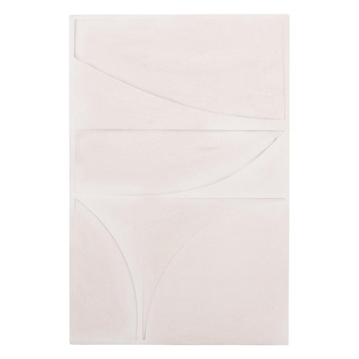 ΠΙΝΑΚΑΣ ΣΕΙΡΑ SANTORINI HM4505 MDF ΣΕ ΥΠΟΛΕΥΚΟ ΧΡΩΜΑ 80x4(πάχος)x120Υεκ.