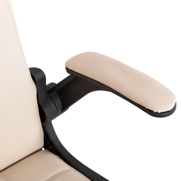 ΚΑΡΕΚΛΑ ΓΡΑΦΕΙΟΥ PORTIMA HM1197.04 ΜΠΕΖ PVC-ΜΑΥΡΟΣ NYLON ΣΚΕΛΕΤΟΣ & ΒΑΣΗ 66.5x57x97Υεκ