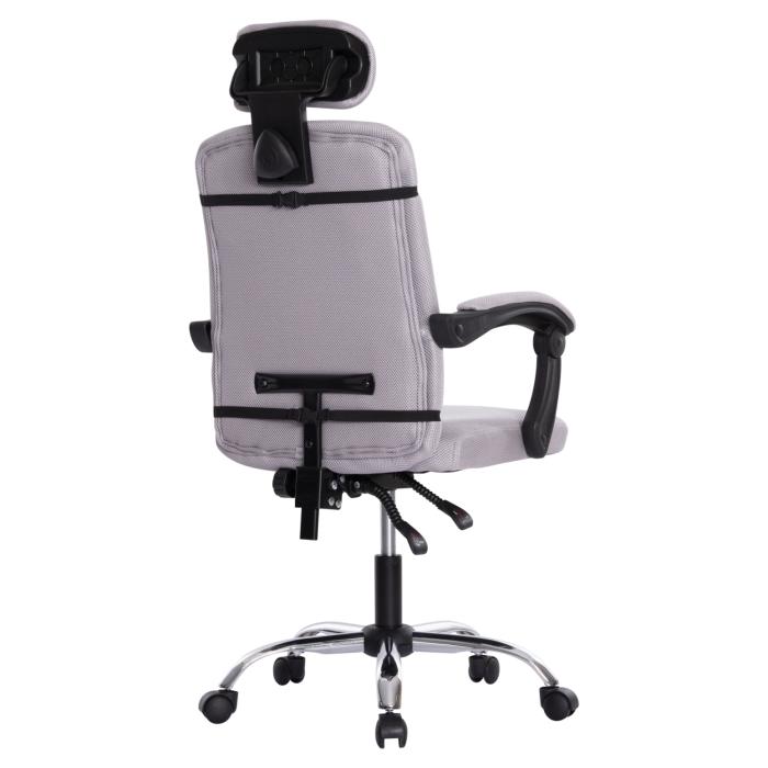 ΚΑΡΕΚΛΑ ΓΡΑΦΕΙΟΥ CRONER HM1196.02 ΓΚΡΙ MESH-ΜΕΤΑΛ.ΒΑΣΗ-NYLON ΣΚΕΛΕΤΟΣ 58x67x124Υεκ.
