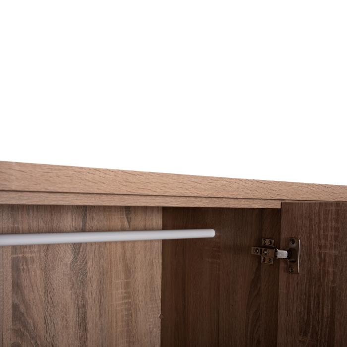 ΝΤΟΥΛΑΠΑ 3ΦΥΛΛΗ ΜΕ ΡΑΦΙΑ FUENTO HM2482.01 SONAMA OAK ΜΕΛΑΜΙΝΗ 120-116x40x123,5Υεκ.