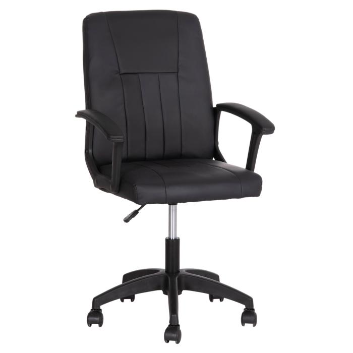 ΚΑΡΕΚΛΑ ΓΡΑΦΕΙΟΥ NIM HM1200.01 ΜΑΥΡΟ PVC-ΜΑΥΡΟΣ ΣΚΕΛΕΤΟΣ & ΒΑΣΗ NYLON 58x65x100Υεκ