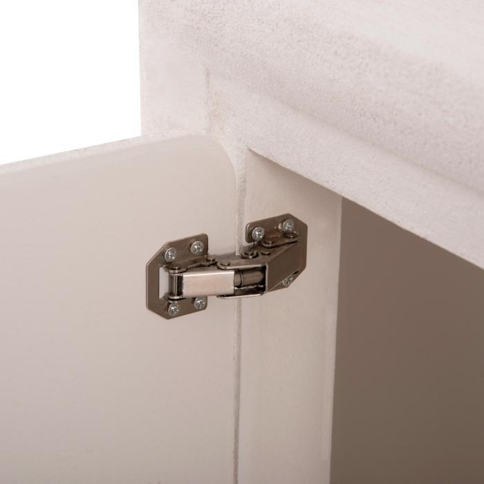 ΜΠΟΥΦΕΣ ΣΕΙΡΑ SANTORINI HM18068 MDF ΣΕ ΥΠΟΛΕΥΚΟ ΧΡΩΜΑ-3 ΠΟΡΤΕΣ 140x38x64Υεκ.