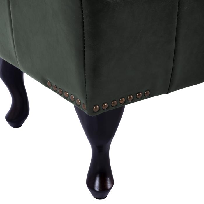 ΤΑΜΠΟΥΡΕ ΥΠΟΠΟΔΙΟ T.CHESTERFIELD EMMA HM226.08 PU ΚΥΠΑΡΙΣΣΙ-ΜΑΥΡΑ ΠΟΔΙΑ 80x45x39Yεκ.