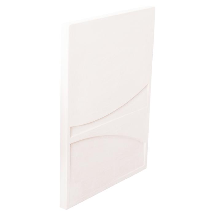ΠΙΝΑΚΑΣ ΟΡΘΟΓΩΝΙΟΣ ΣΕΙΡΑ SANTORINI HM4510 MDF ΣΕ ΥΠΟΛΕΥΚΟ ΧΡΩΜΑ 60x4(πάχος)x80Υεκ.