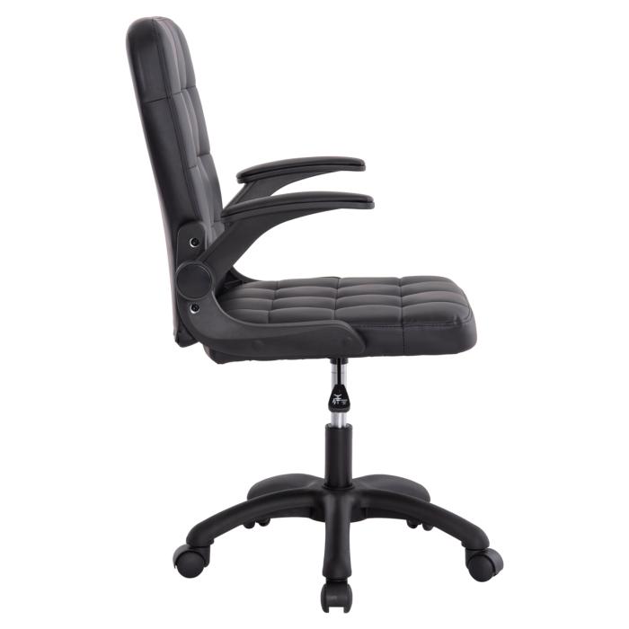 ΚΑΡΕΚΛΑ ΓΡΑΦΕΙΟΥ PORTIMA HM1197.01 ΜΑΥΡΟ PVC-NYLON ΣΚΕΛΕΤΟΣ & ΒΑΣΗ 69x57x97Υεκ.