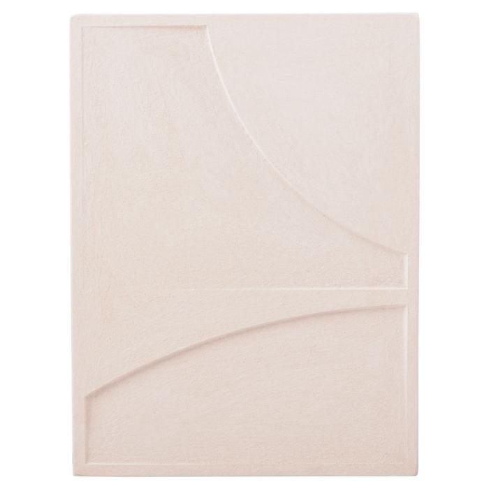 ΠΙΝΑΚΑΣ ΟΡΘΟΓΩΝΙΟΣ ΣΕΙΡΑ SANTORINI HM4509 MDF ΥΠΟΛΕΥΚΟ ΧΡΩΜΑ 60x4(πάχος)x80Υεκ.