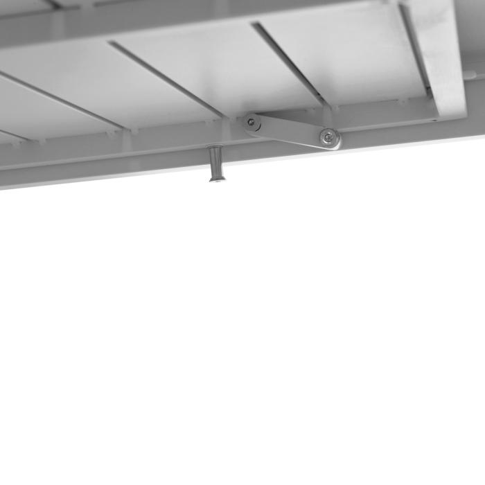 ΣΕΤ ΤΡΑΠΕΖΑΡΙΑΣ ΕΞ.ΧΩΡΟΥ 7ΤΜΧ KRUM HM21131 ΛΕΥΚΟ ΑΛΟΥΜΙΝΙΟ--P.E.RATTAN