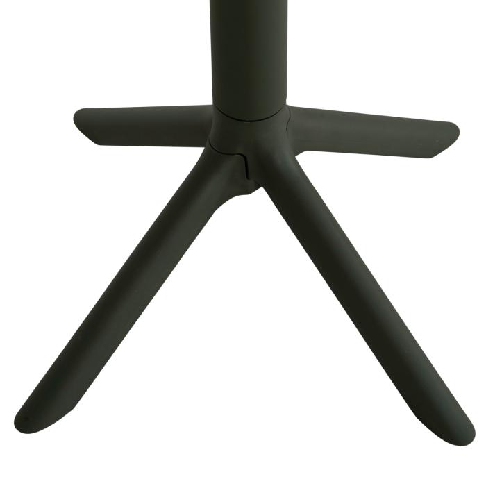 ΤΡΑΠΕΖΙ ΠΟΛΥΠΡΟΠΥΛΕΝΙΟΥ ΤΕΤΡΑΓΩΝΟ TERRIN HM6125.15 DARK OLIVE 60x60x75Υεκ.