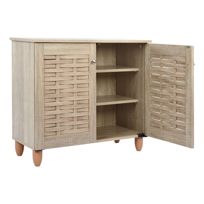 ΠΑΠΟΥΤΣΟΘΗΚΗ-ΝΤΟΥΛΑΠΙ ΞΥΛΙΝΗ CASSIOPE HM2208.02 SONAMA 77Χ34Χ67.5Υεκ.