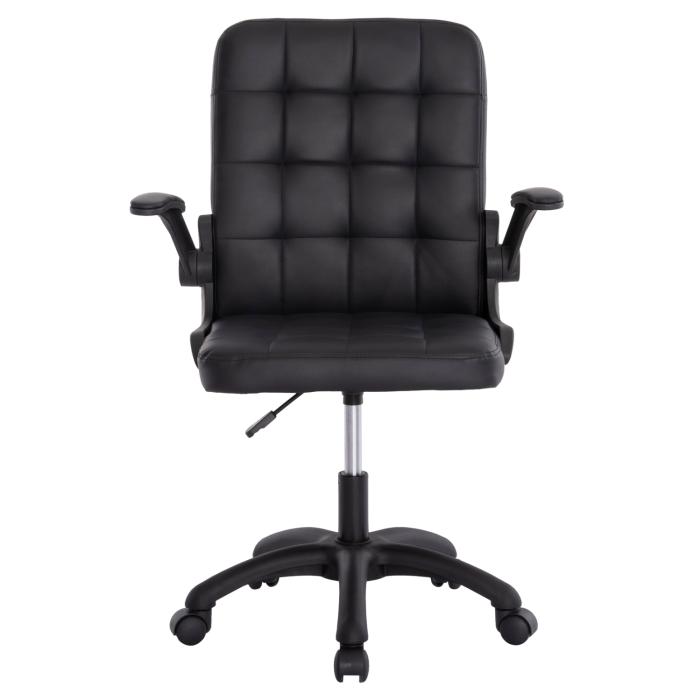 ΚΑΡΕΚΛΑ ΓΡΑΦΕΙΟΥ PORTIMA HM1197.01 ΜΑΥΡΟ PVC-NYLON ΣΚΕΛΕΤΟΣ & ΒΑΣΗ 69x57x97Υεκ.