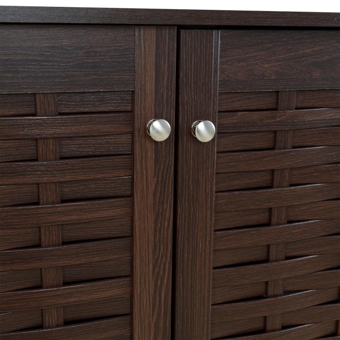 ΠΑΠΟΥΤΣΟΘΗΚΗ-ΝΤΟΥΛΑΠΙ ΞΥΛΙΝΗ CASSIOPE HM2208.01 WENGE 77Χ34Χ67.5Υεκ.